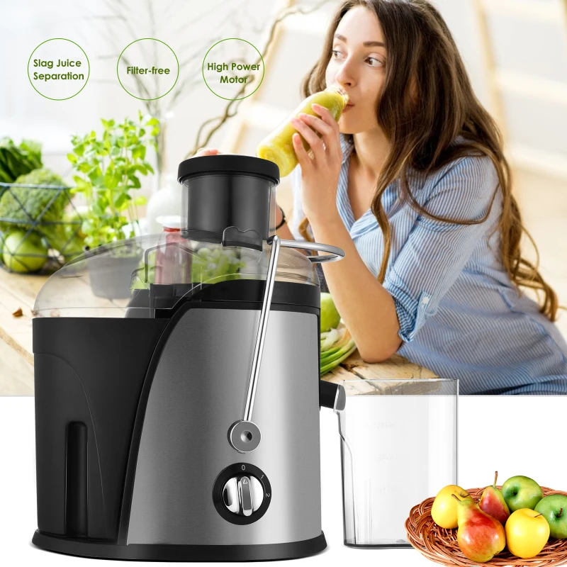 

220V 800W BPA Free Stainless Steel Juicers 2 Speed Electric Juice Extractor Fruit Drinking Machine Easy Clean For Home