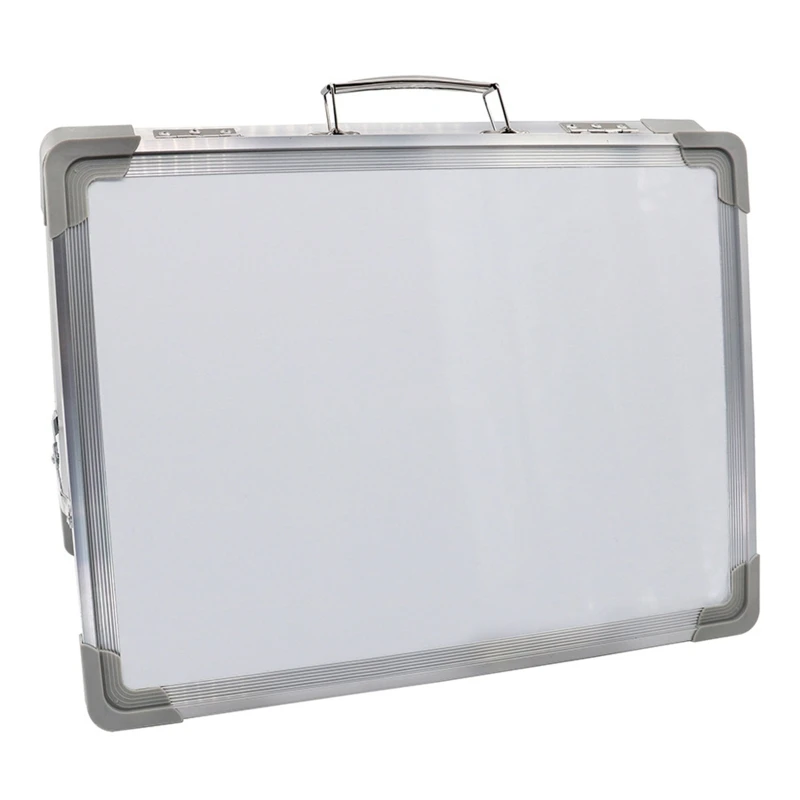 

Magnetic Desktop Foldable Whiteboard Mini Easel Double Sided with Holder for Kid 1XCE