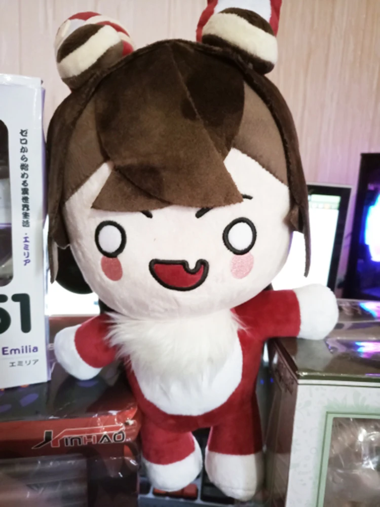 Amber Rabbit Plushies Game Genshin Impact Baron Bunny Plush Toy Stuffed Animal Soft Doll Gift for Kid Fans Birthday Collect Xmas