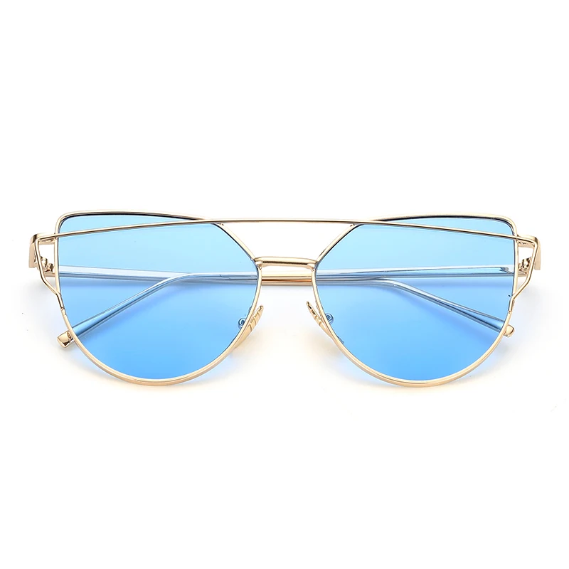 Солнечные очки LeonLion в винтажном стиле женские зеркальные солнцезащитные