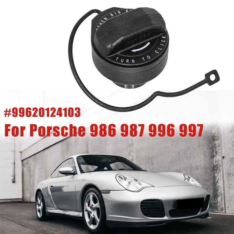

Car Gas Fuel Tank Cap Cover for Porsche 986 987 996 997 Boxster Cayman #99620124103 99950749940 Gas Tank Lid Replacement