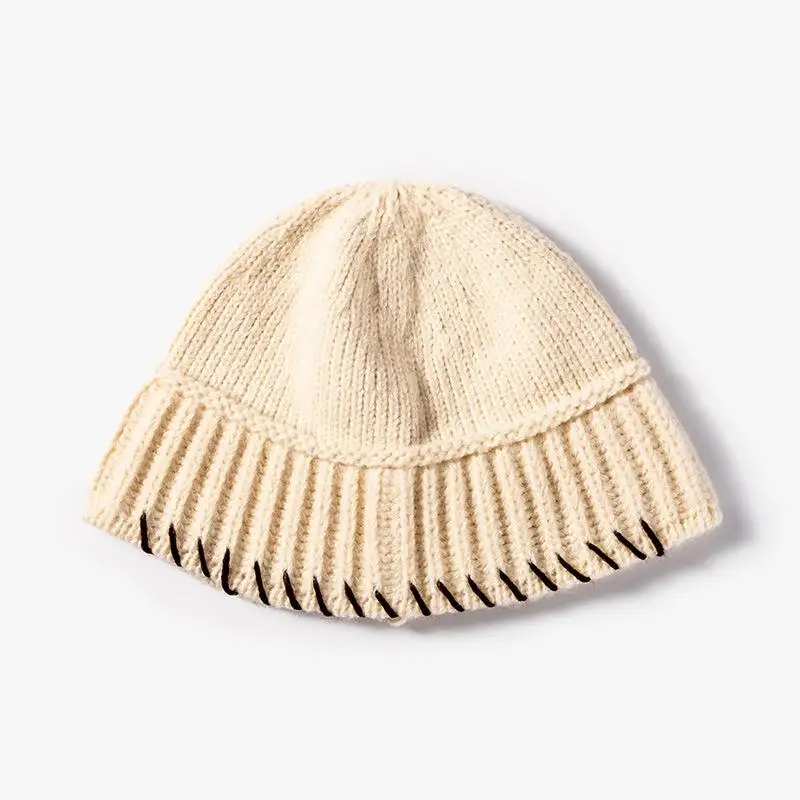 

Осень-зима 2021, акриловая однотонная плотная вязаная шапка, теплая шапка, шапки, шапка, облегающая шапка для женщин 101