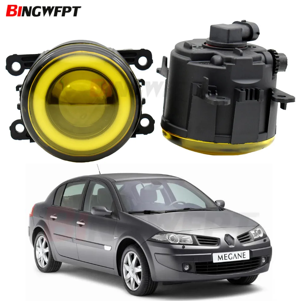 Светодиодные противотуманные фары с 2 звеньями ангела для Renault DUSTER Fluence LATITUDE LOGAN