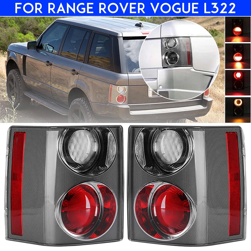 Для Диапазон LAND ROVER VOGUE L322 2002 2009 хвост светильник 1 пара задние тормозной s бампер