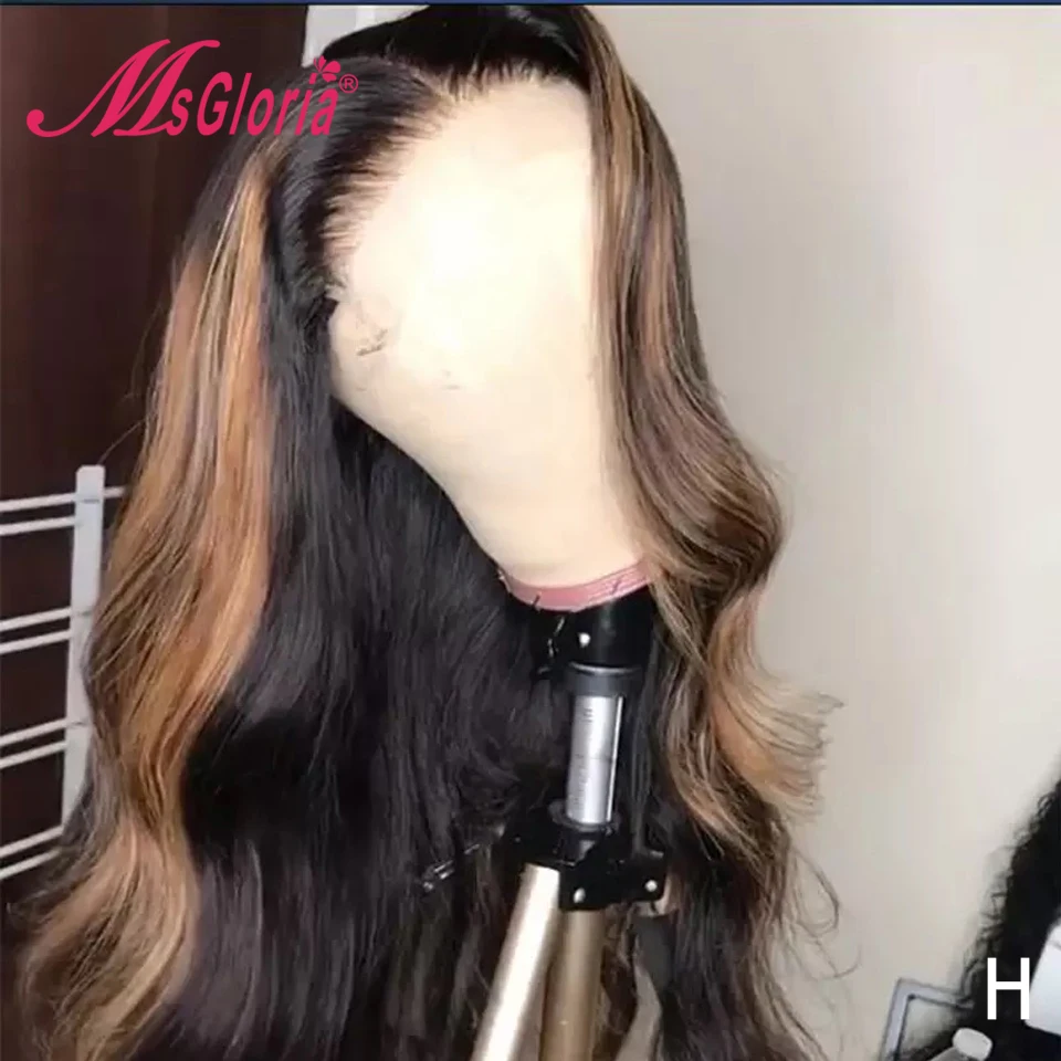 150 плотность медовый блонд человеческие волосы парики объемная волна