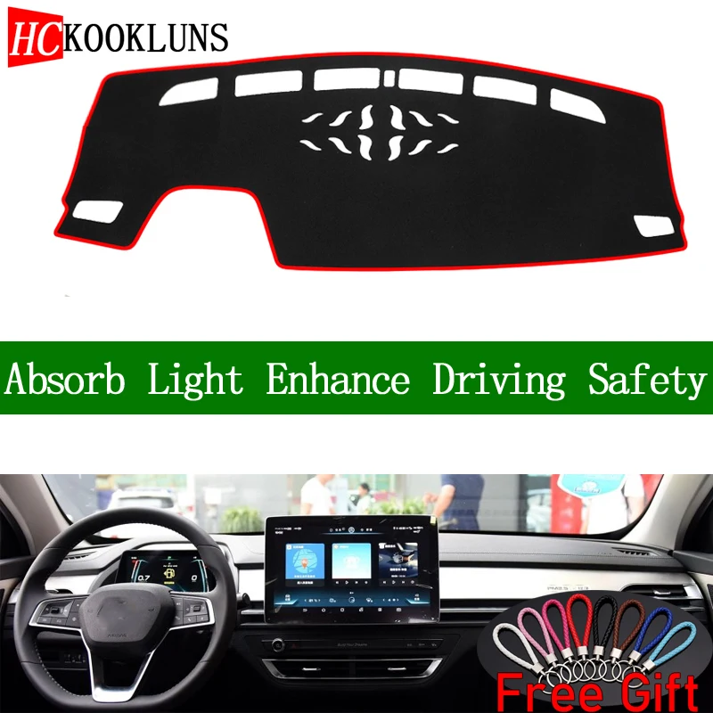 

Чехол для приборной панели BYD QIN pro DM 2018, Солнцезащитный коврик для приборной панели, коврик, коврик, автомобильные наклейки, аксессуары для и...