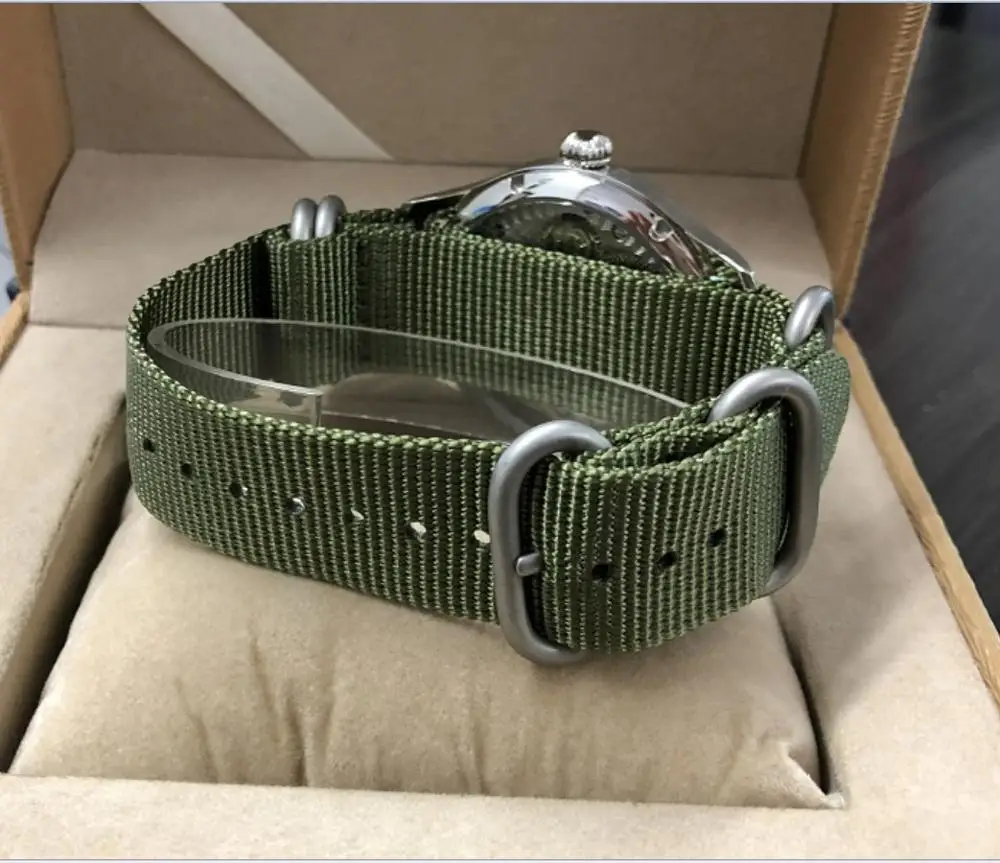 

44mm no logo Enamel White dial Asian 6498 17 jewels Mechanical Hand Wind movement Men's Mechanical watches GR137-20