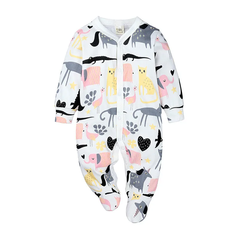 Детский комбинезон с буквенным принтом Летний для новорожденных мальчиков и