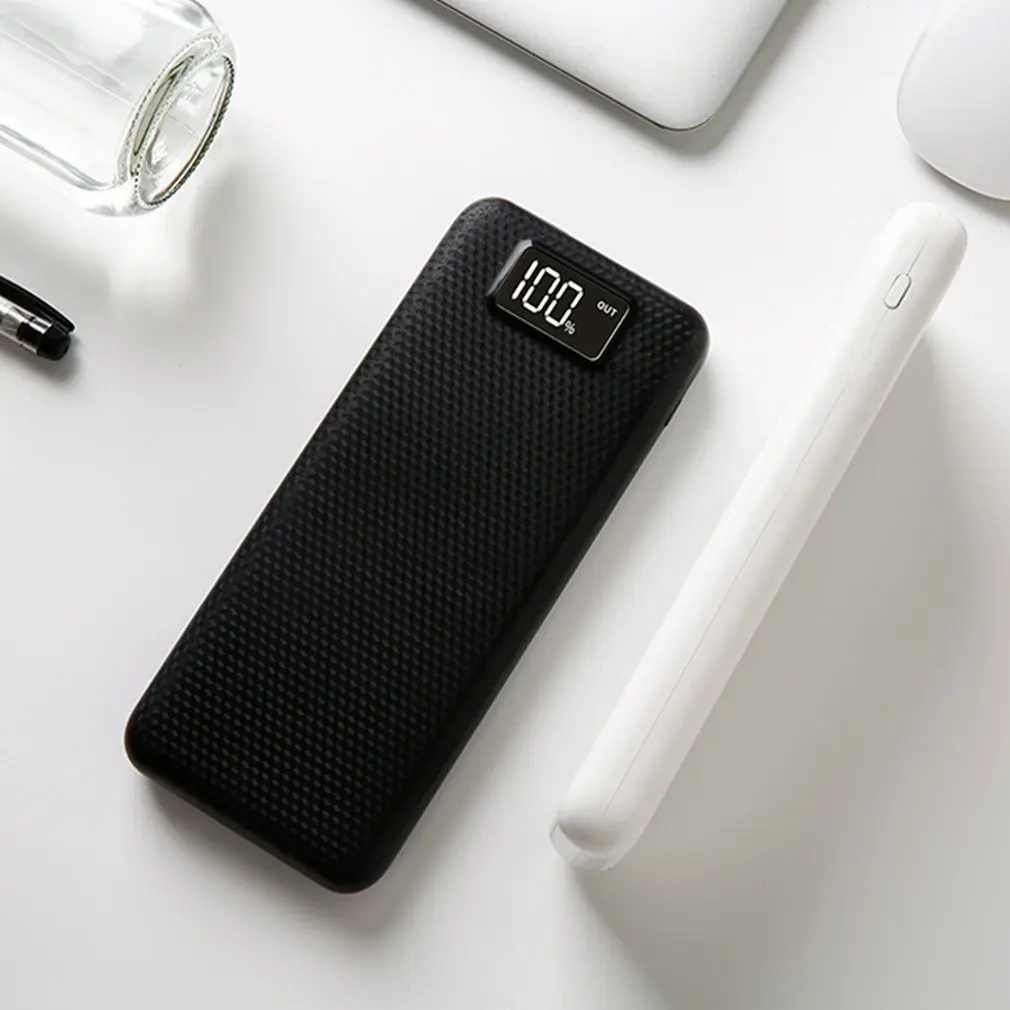 Внешний аккумулятор, корпус, ЖК-дисплей, двойной USB выход, внешний аккумулятор, комплекты DIY, модуль, корпус питания, портативная внешняя коробка, без батареи