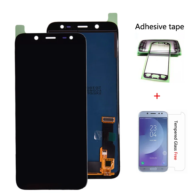 J600 ЖК-экран для samsung Galaxy J6 J600 J600F J600G J600Y ЖК-дисплей кодирующий преобразователь сенсорного экрана в сборе