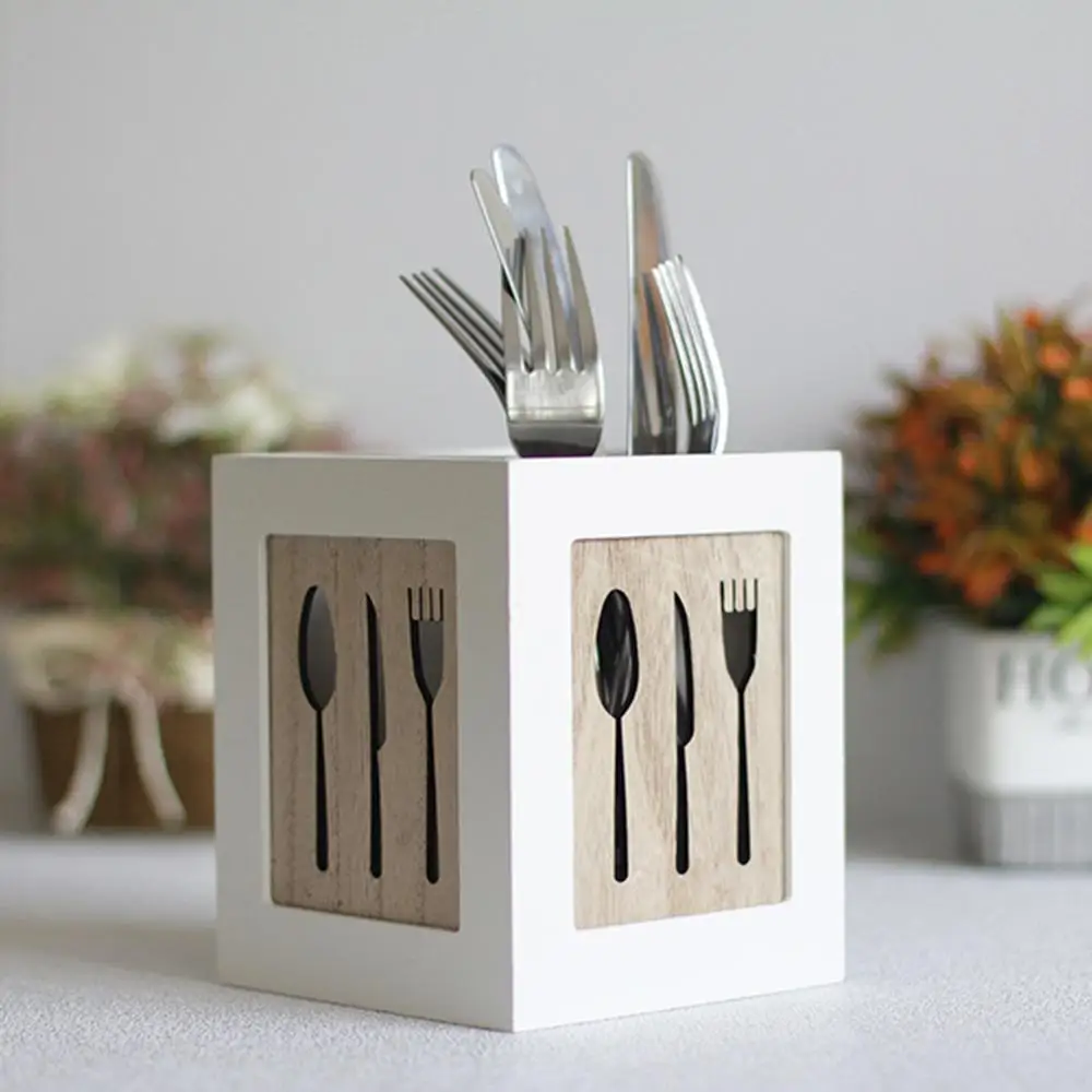 Многофункциональная деревянная коробка для хранения креативная корзина посуды