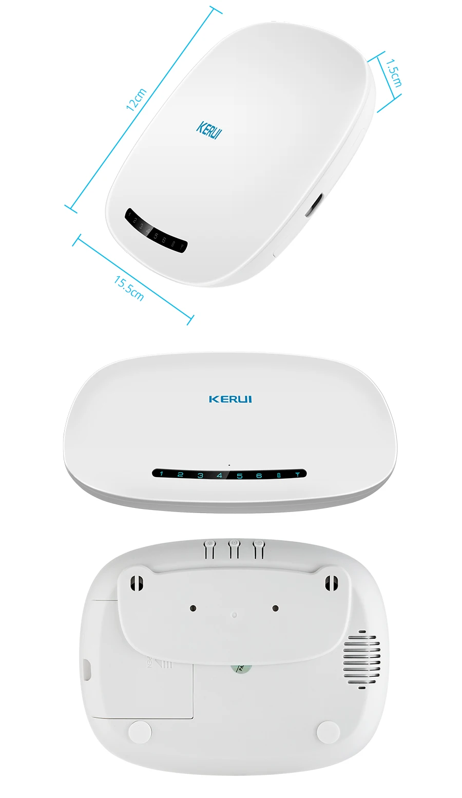 KERUI W19 беспроводной Android IOS APP пульт дистанционного управления домашняя система охранной сигнализации GSM склад охранная сигнализация наборы с мини датчиком