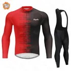 Теплая Зимняя Теплая Флисовая велосипедная кофта 2022, мужской комплект Raphaful для езды на открытом воздухе, одежда для горных велосипедов, комплект велосипедных брюк, велосипедная одежда