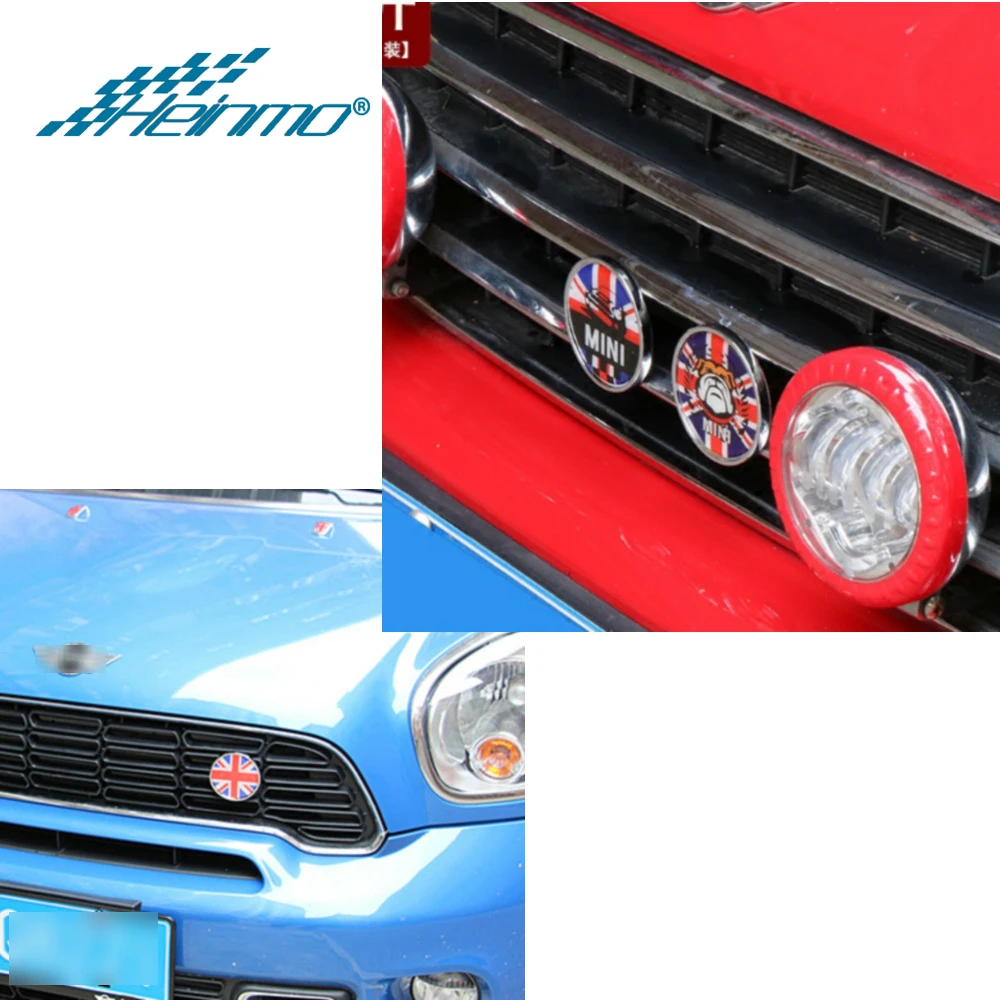 Для MINI Cooper S One R55 R56 R60 R61 F54 F55 F56 F60 наклейка для передней решетки радиатора пластина
