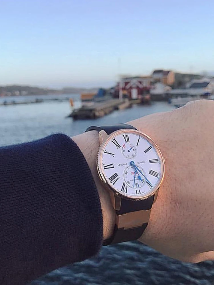 Фото Ремешок силиконовый для наручных часов Ulysse Nardin, водонепроницаемый резиновый спортивный браслет для дайвинга, 22 мм, черный синий коричневый №4