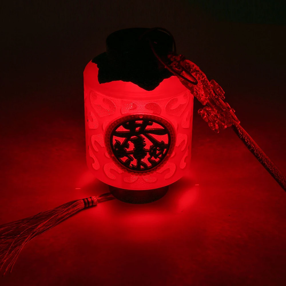 Children Portable LED Glowing Plastic Lanterns Kindergarten Dance Props New Year Festival Decoration Projector Lantern Lamp Toy | Игрушки и