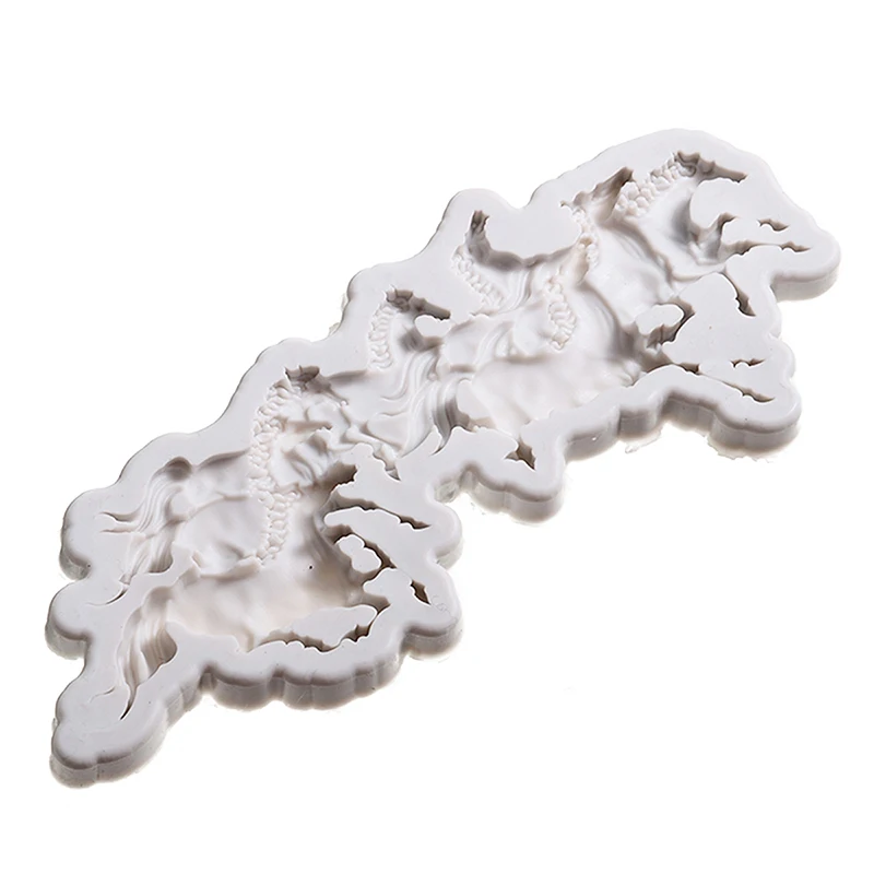 1pc 3D Running Horse Shape Mold Flexible Silicone Fondant Cake Sugar Molds Decorating Tools DIY Kitchen Baking Tool | Дом и сад