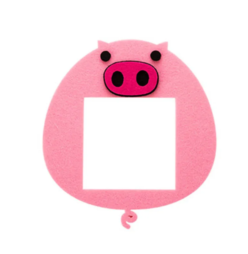 1 шт. наклейки в виде милых мультяшных животных свиньи собаки войлочная