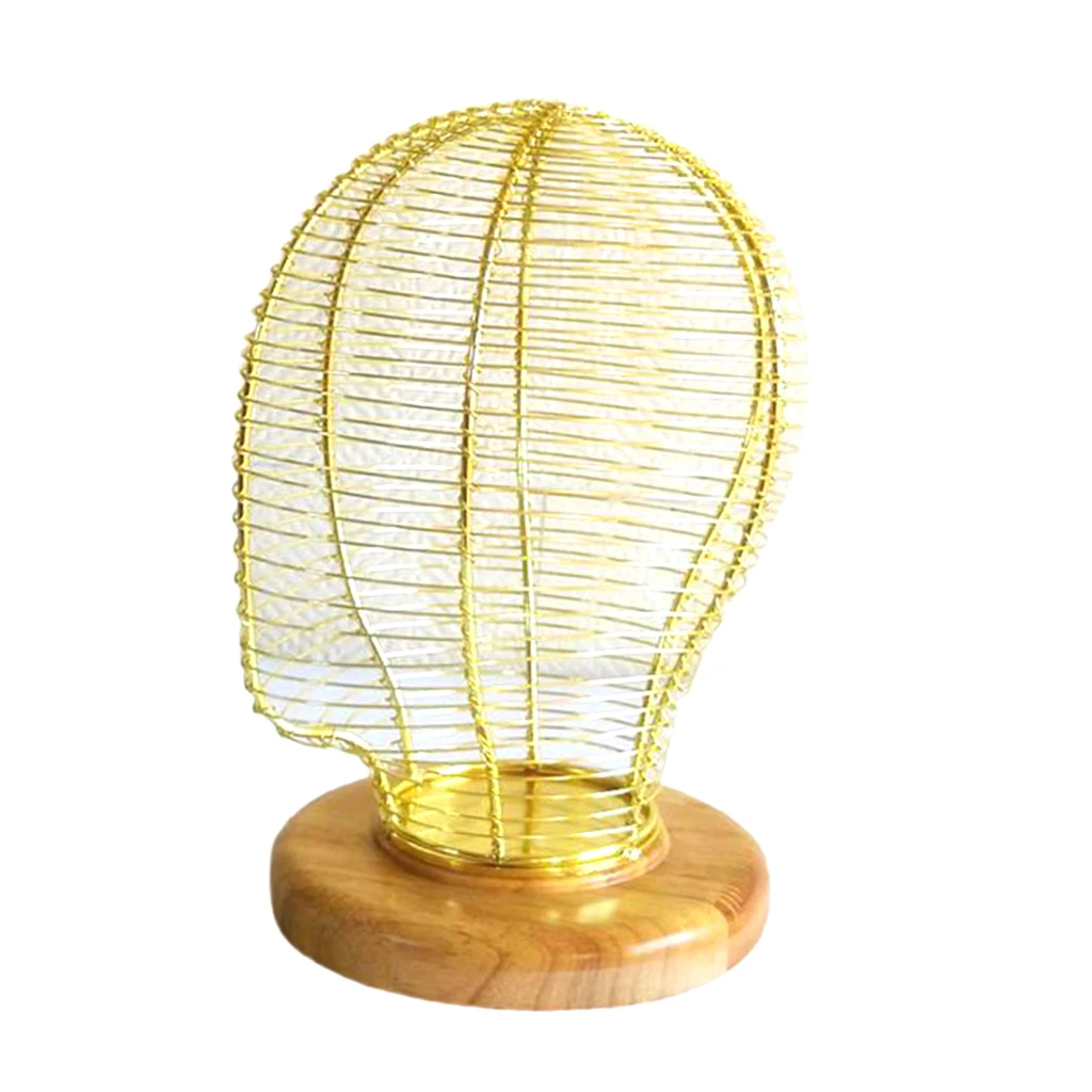 21 ''выдолбленный крепкий металлический манекен для волос головной убор стенд