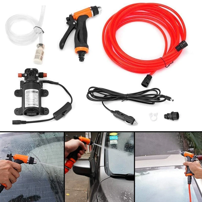 Портативный водяной насос для автомойки шланг высокого давления автомобиля дома