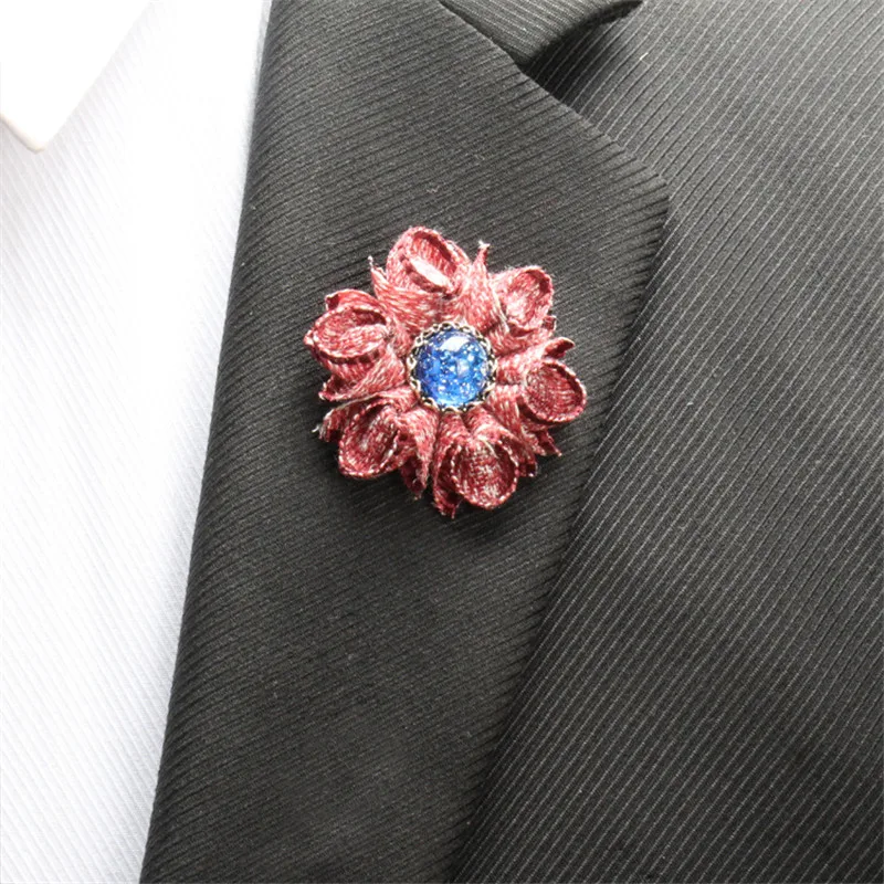 BoYuTe (5 шт./лот) новое поступление бутоньерка с цветочным отворотом Модные мужские