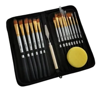artist paint brush set17 different sizes paint brushes suitable for acrylic watercolor oil and gouache painting