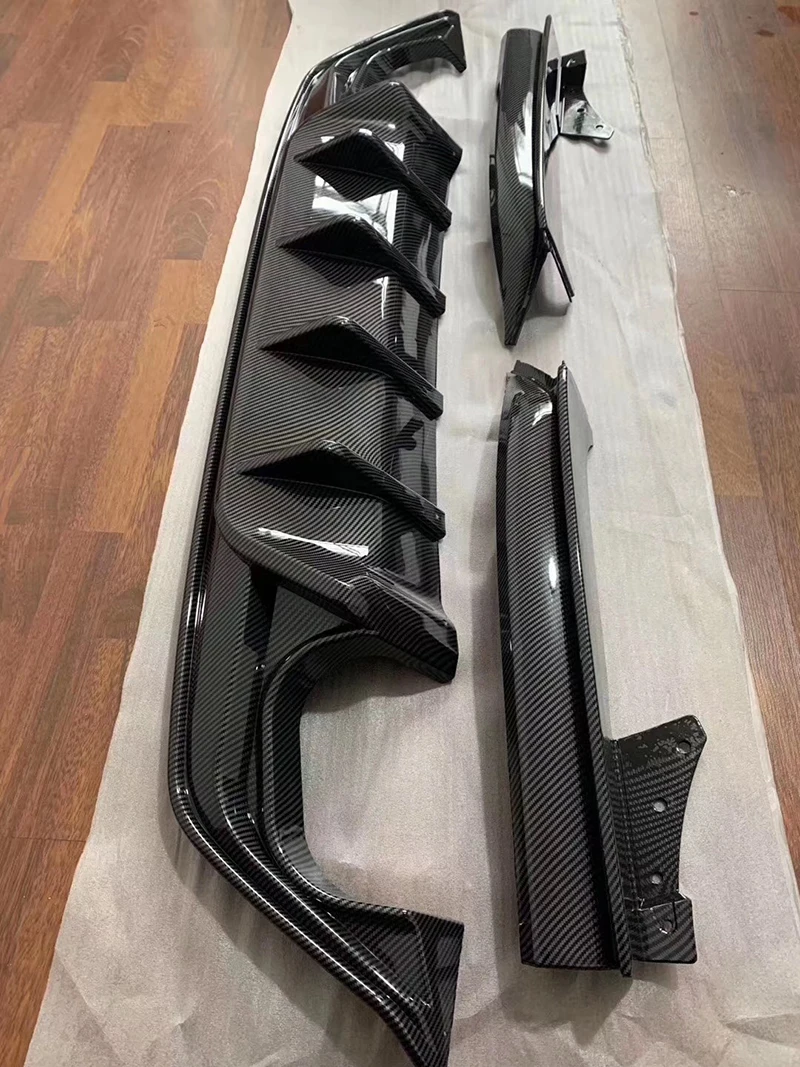 Яркий черный Задний спойлер из АБС пластика для 4 дверного хэтчбека Ford Focus ST line