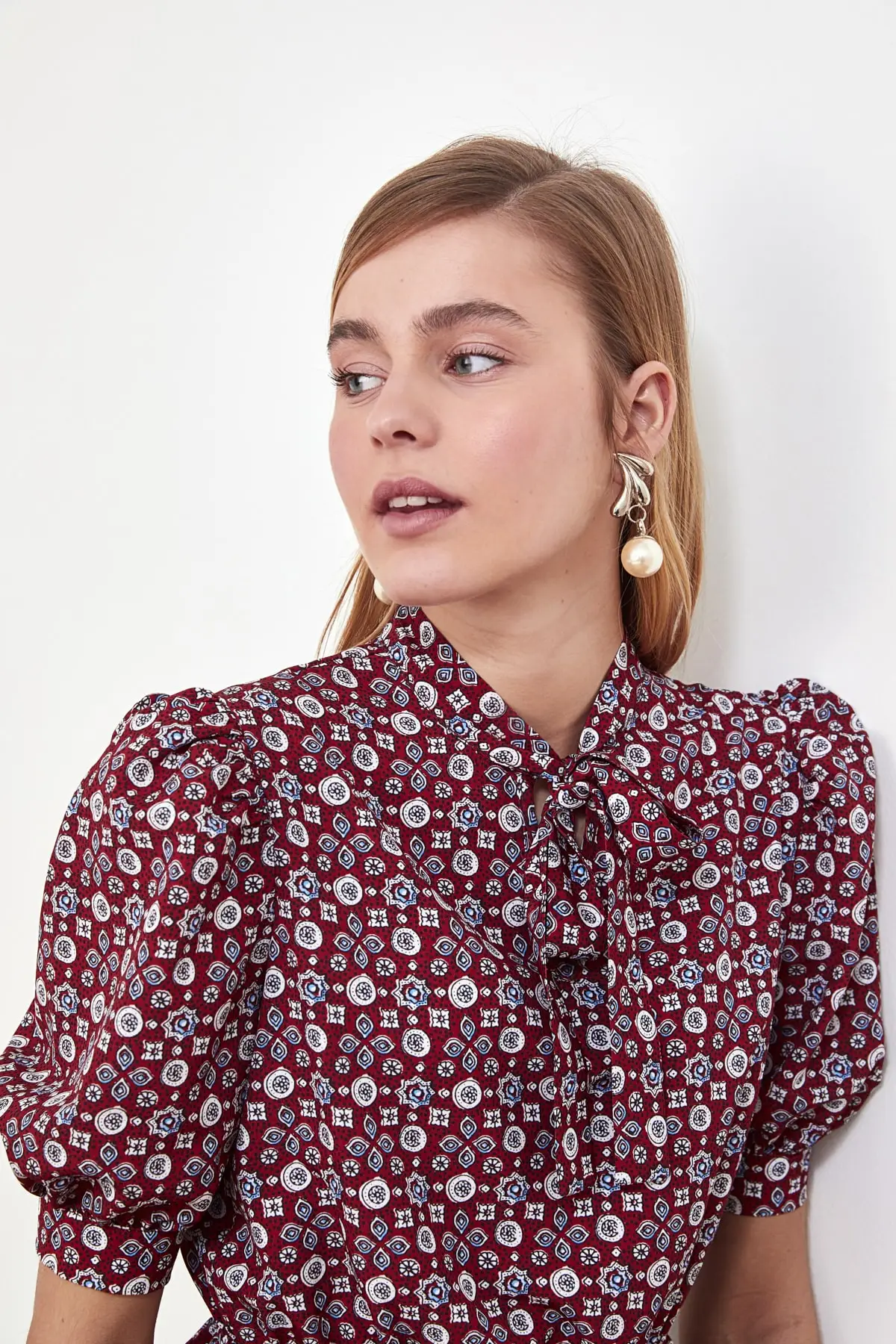 Платье с узором Trendyol TWOSS20EL0232|Женские платья| |