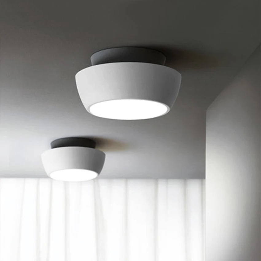 Современный светодиодный акриловый потолочный светильник в стиле лофт цветной