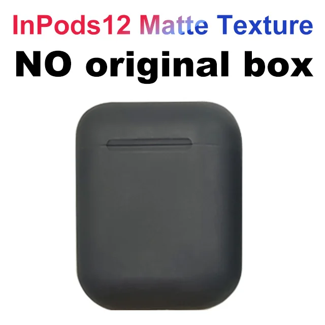 i12 D gray nobox Новые беспроводные наушники Macaron i12 TWS Bluetooth 5,0 в гарнитуре сенсорный всплывающий стерео наушники для телефона HD микрофон - Цвет: i12 D gray nobox