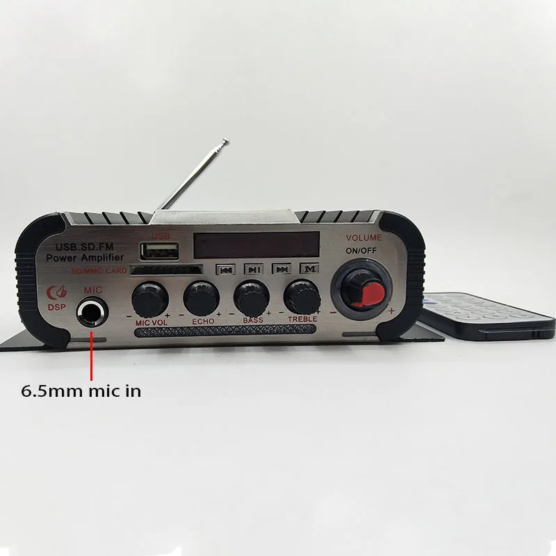 Стереофонический усилитель HIFI для домашнего кинотеатра 4 0 каналов поддержка