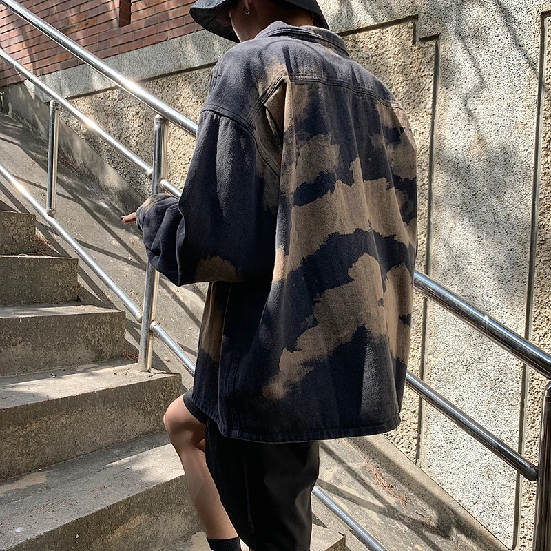 Куртка бомбер женская оверсайз уличная одежда из денима Джинсовая блузка с