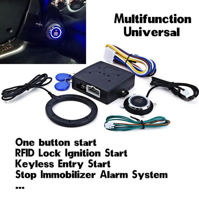 Универсальная система запуска двигателя автомобиля RFID смарт бесключевая