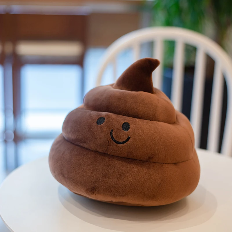 

1pc 25cm Simulation Poop Plush Toys Pets Cushion Soft Pets Doll Stuffed Funny Snack Bread Shape Pillow for Baby Children Gift