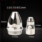 2 комплекта, насадки для плазменной резки P80 1,51,71,92,1 мм