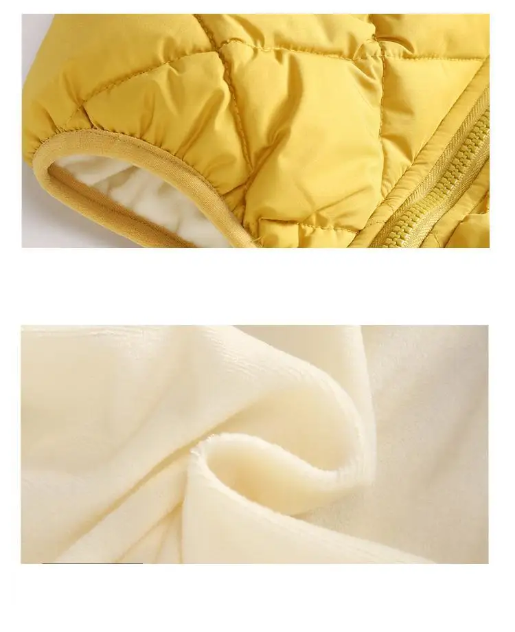 

1-6y Kids Toddler Baby Girl & Boy With Hoodie Zipper 2021 Winter Thick Coat Warm Jacket Cotton Soild Color Outwear Coats Jackets