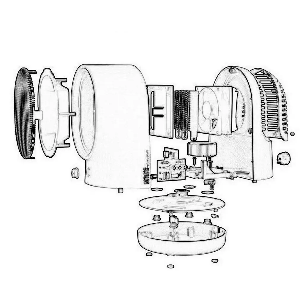 Электрический нагреватель маленький вентилятор для обогрева рабочего стола