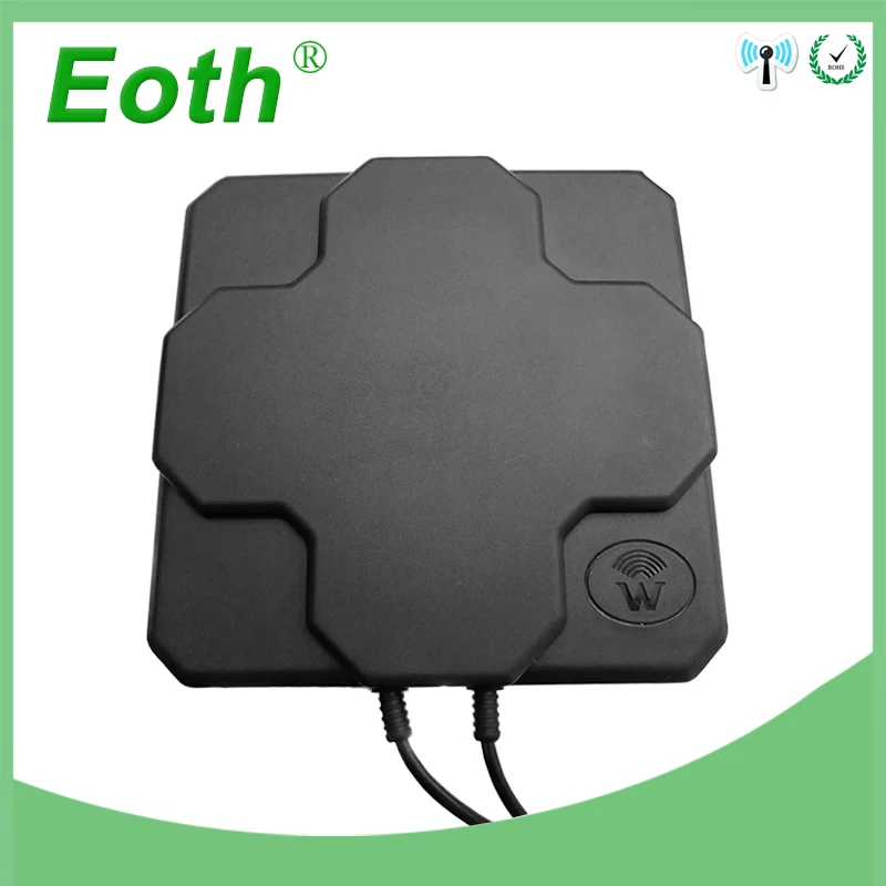 Eoth  1pcs 3G 4G lte antenna real 18dbi SMA Male Connector Plug antenne router 21cm ipex 1 SMA female pigtail Extension Cable