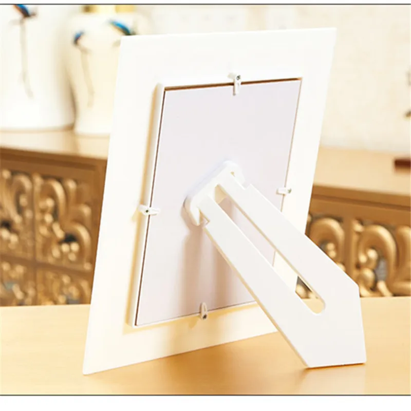 Белого цвета и слоновой кости фоторамка для струйного принтера Desk маленьких