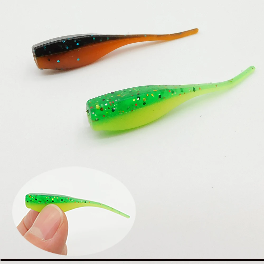 ESFISHING Baby Shad 50 мм мягкие приманки лучшее качество мягкость и высокая эластичность