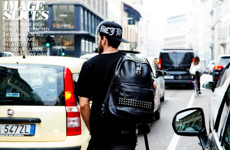 Рюкзак из натуральной кожи для путешествий диагональный женский отдыха с