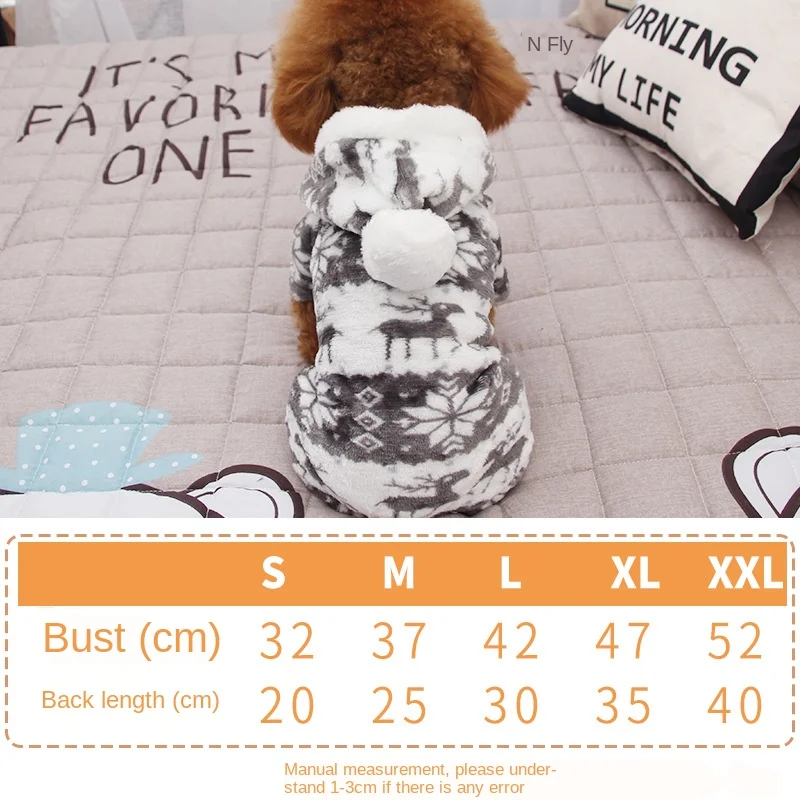 

Cotton Print Pet Dog Warm Clothes Puppy Jumpsuit Hoodie Coat Doggy Apparel Keep Warm Dog Puppy Pet Clothes Dog Clothing
