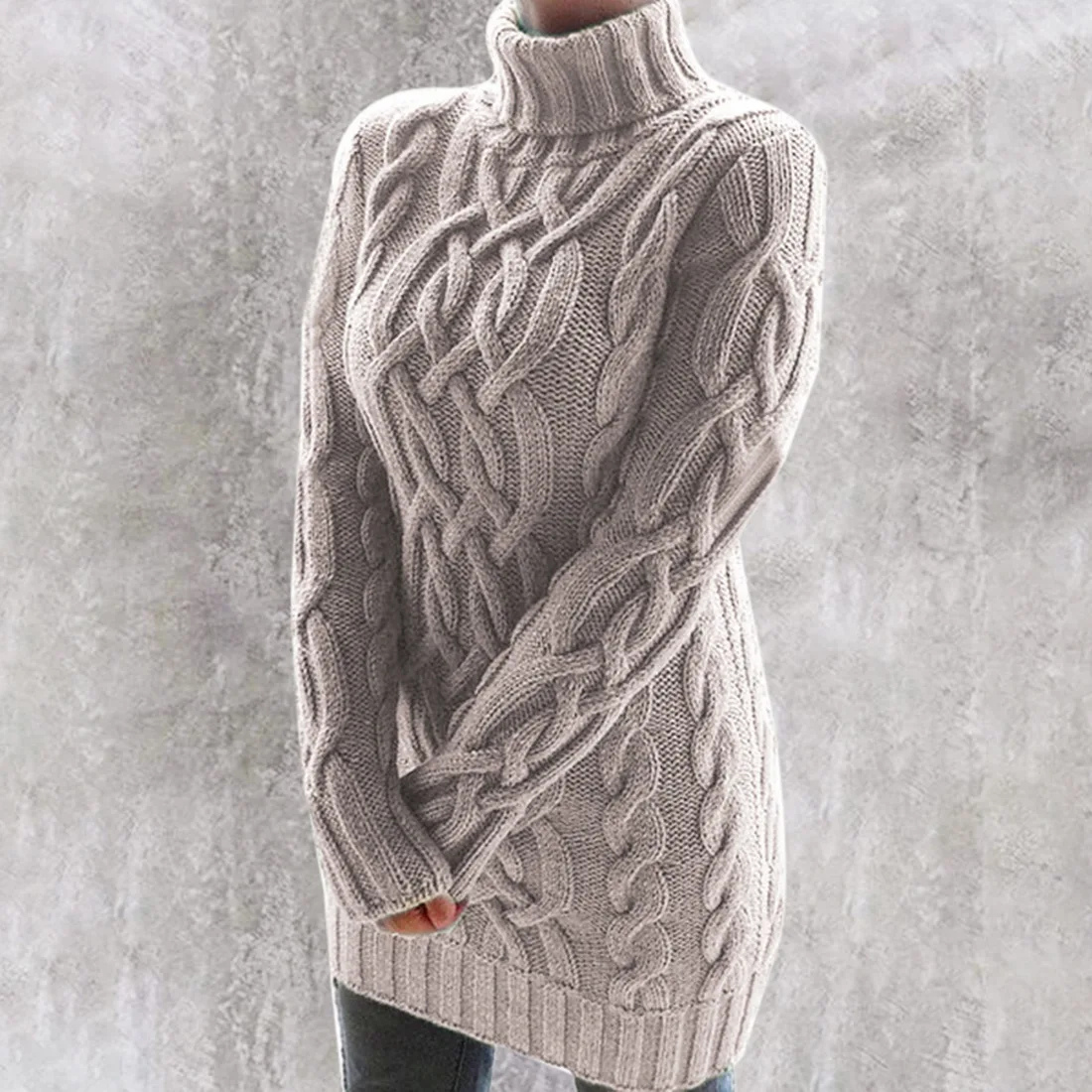 

Sweater Women 2020 Autumn Winter Fashion Long White Sweater Basic Female Pullover Solid Femme Casual Knitwear