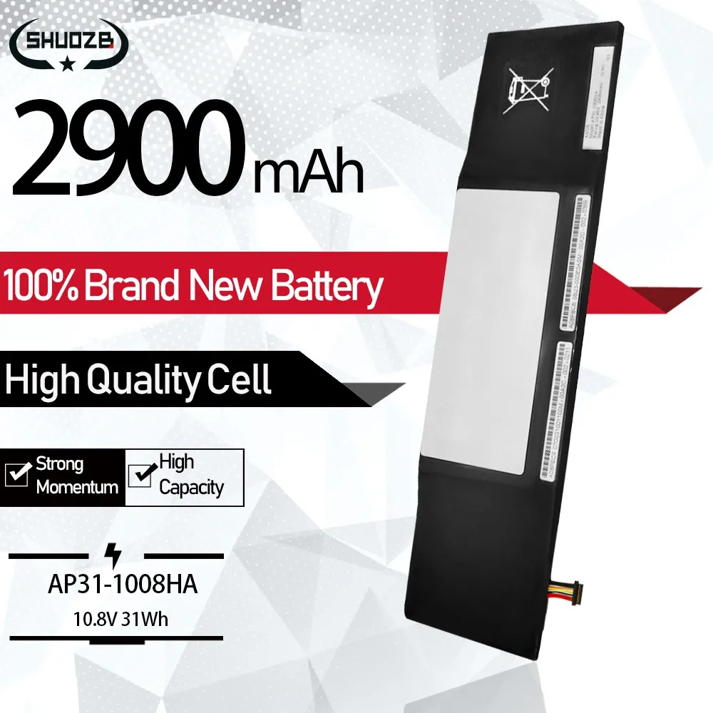 Фотоаккумулятор для ноутбука Asus Eee PC 1008 1008H 1008HA series 10 8 V 95 31Wh 2900mAh|Аккумуляторы