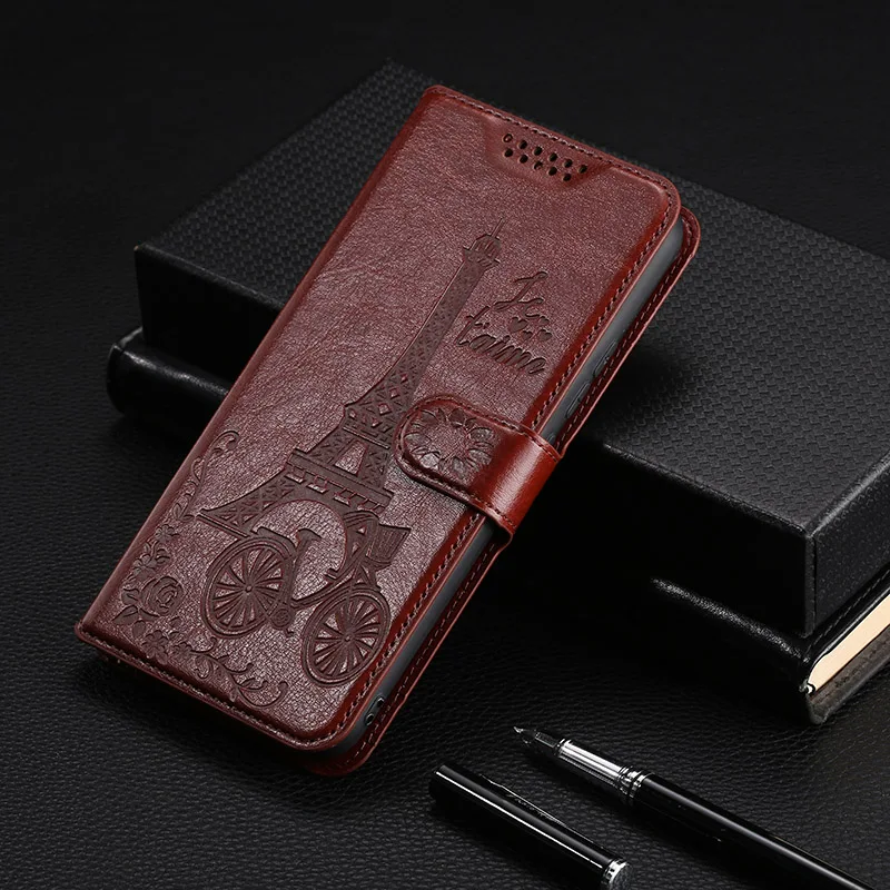 Чехол-книжка для Motorola Moto E4 E6 E6i E6s E7 E7i Plus Play Power кожа с изображением бабочки цветка