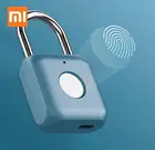 Xiaomi Kitty умный сенсорный дверной замок со сканером отпечатков пальцев USB зарядка без ключа противокражный навесной замок Mijia Дорожный Чехол замок для ящика