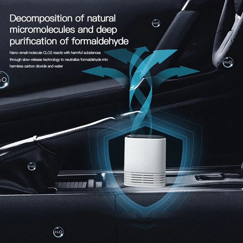 

2PCS Mini Neck Air Purifier USB Portable Personal Wearable Necklace Negative Ionizer Air Cleaner Air