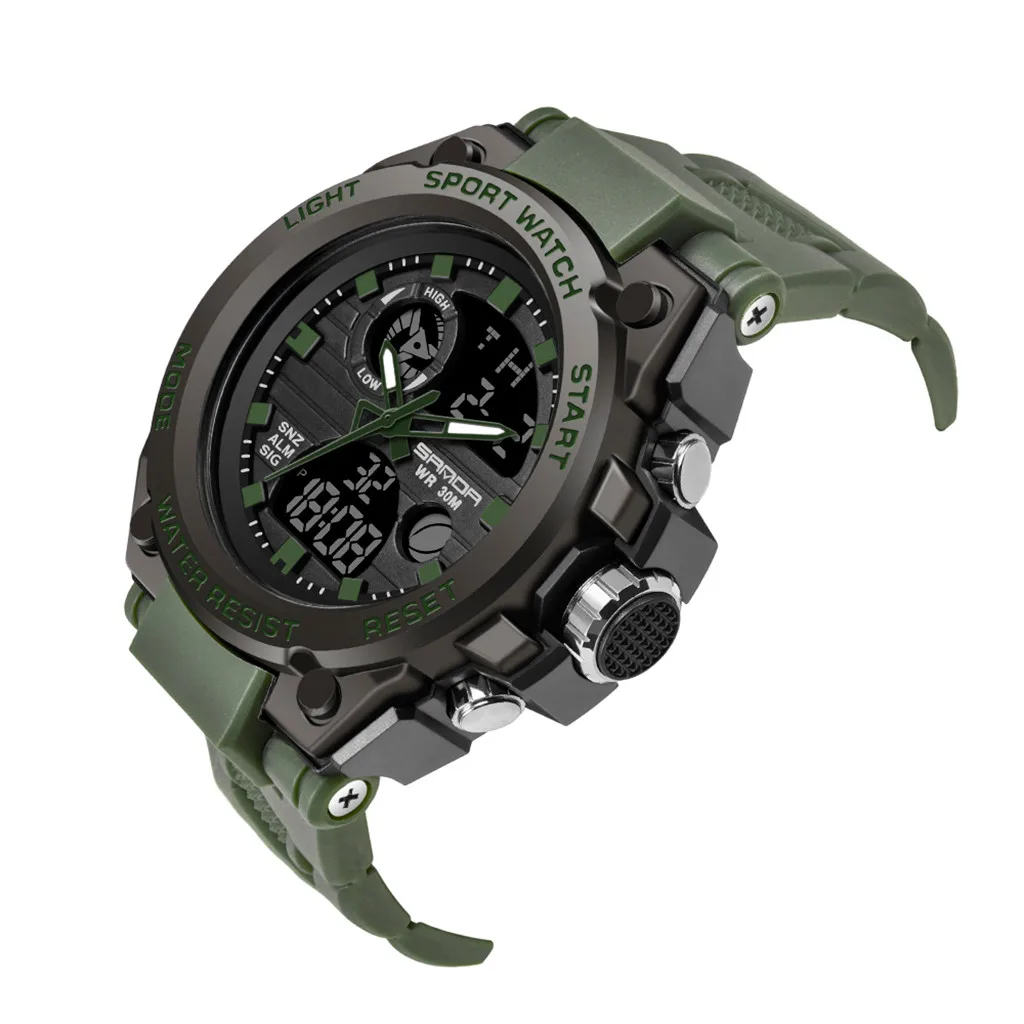 Watch For Men Dual Display Digital LED Electronic Wrist Watches reloj hombre montre homme relogio часы муржские наручные |