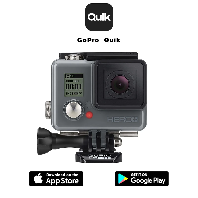 GoPro hero + Plus WiFi широкоугольная HD-камера для дайвинга катания на лыжах и езды