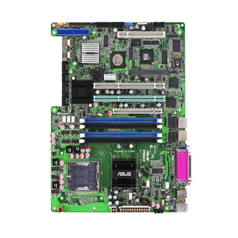 ASUS P5M2/SAS LGA 775 Intel 3000 Original System Motherboard DDR2 Intel Xeon processor 3000 Series Cpus PCI-E 16X VGA SATAII ATX